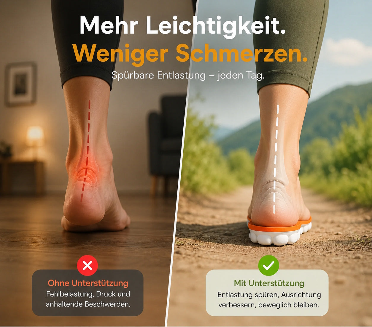 Stepz™ Entlastungssohlen Einlegesohlen Schuheinlagen Sohlen mit Massageeffekt