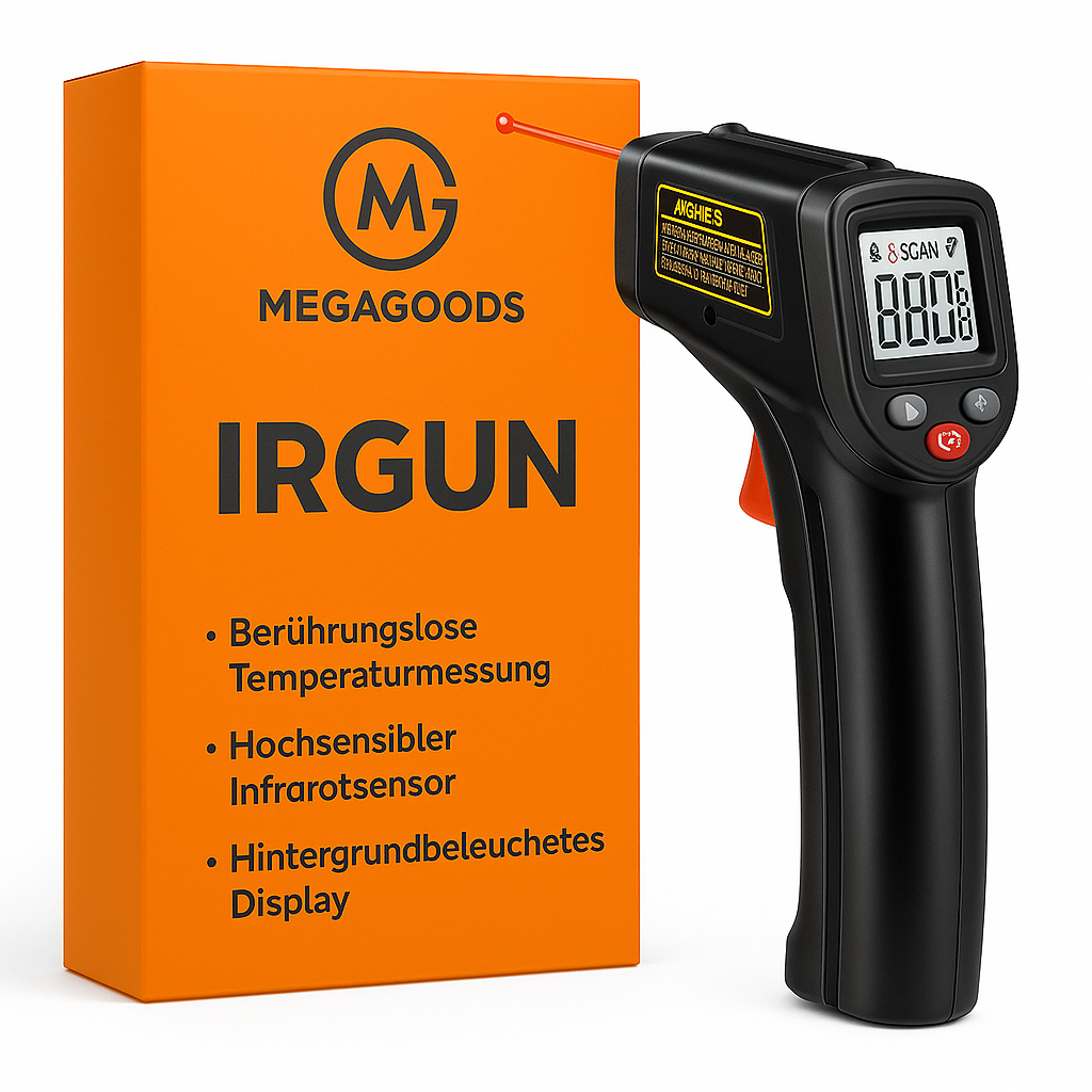 TH201 Infrarot-Thermometer digital berührungslos DE.