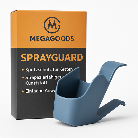 Kettenöl Schutzbox Motorrad Fahrrad Kettenschutz Öl Stopp DE.