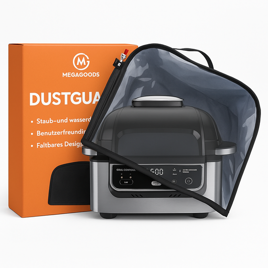 Staubschutzhaube mit Taschen für Ninja Foodi Grill Toaster DE.