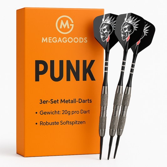 Dartpfeile Set 3 Stk 20 g Profi Turnier Training Schwarz DE.