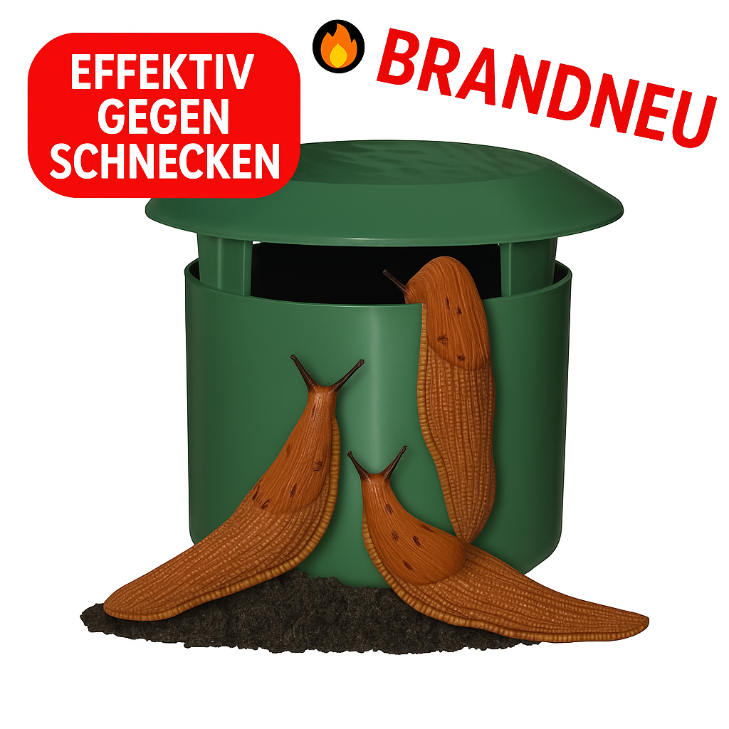 Schneckenfalle Schneckenköder Falle gegen Schnecken im Garten Gemüse Blumen sicher