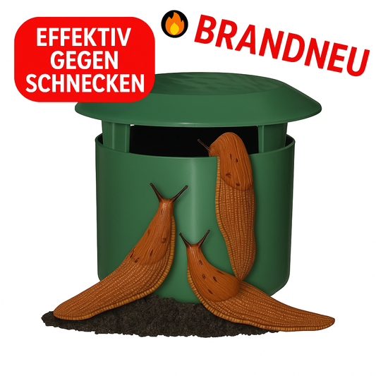 Schneckenfalle Schneckenköder Falle gegen Schnecken im Garten Gemüse Blumen sicher