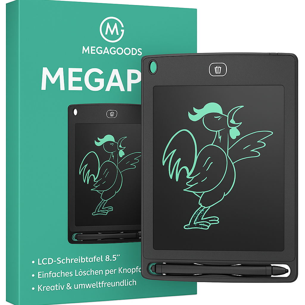 LCD Schreibtafel 8,5 Zoll Digital Zeichentablet tragbar ultra-dünn DE.