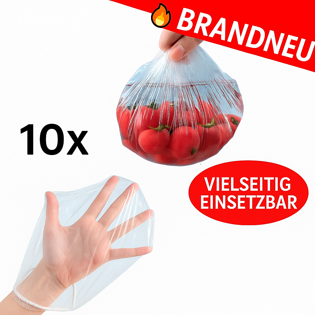 100x Frischhaltehauben Einweg elastisch Abdeckhauben für Schüsseln Küche Obst