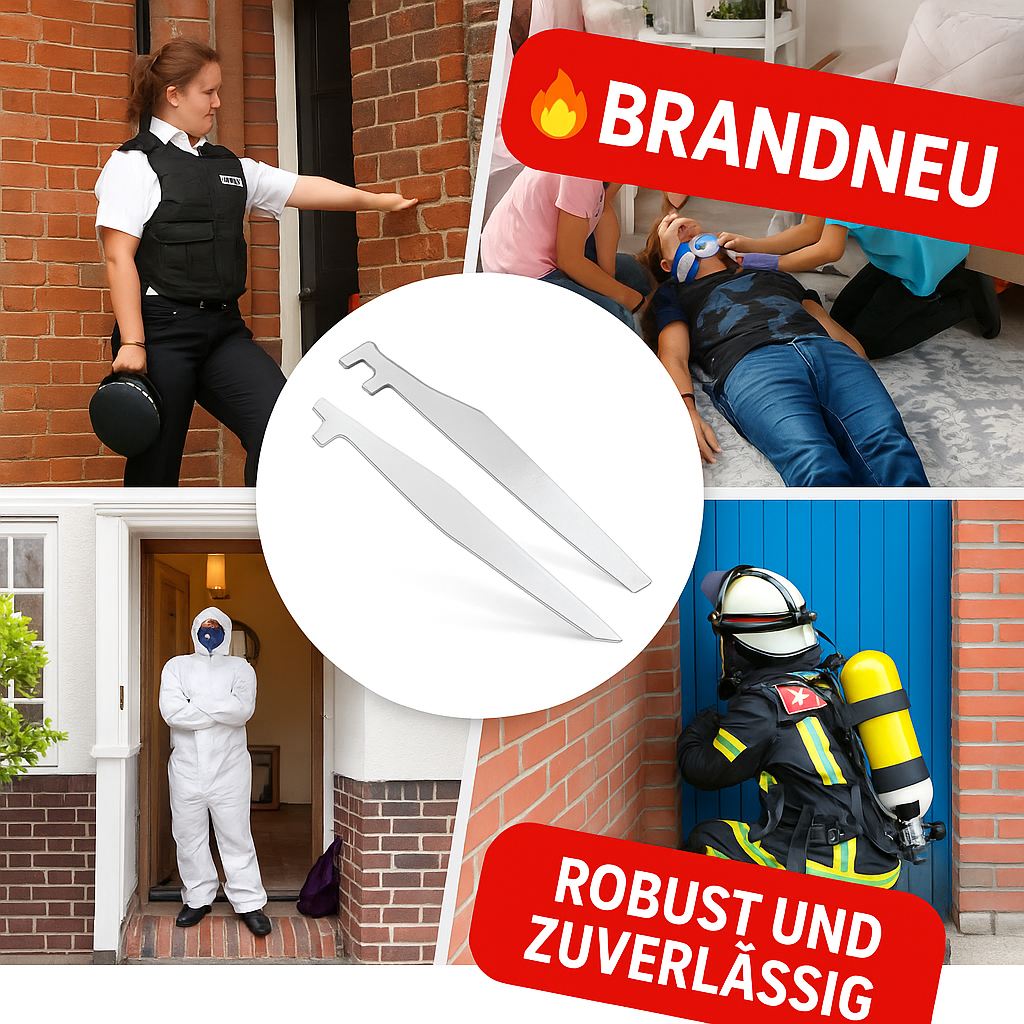 Türöffner Werkzeug Hebelwerkzeug Brecheisen aus Federstahl 1 Stück Profi Tool