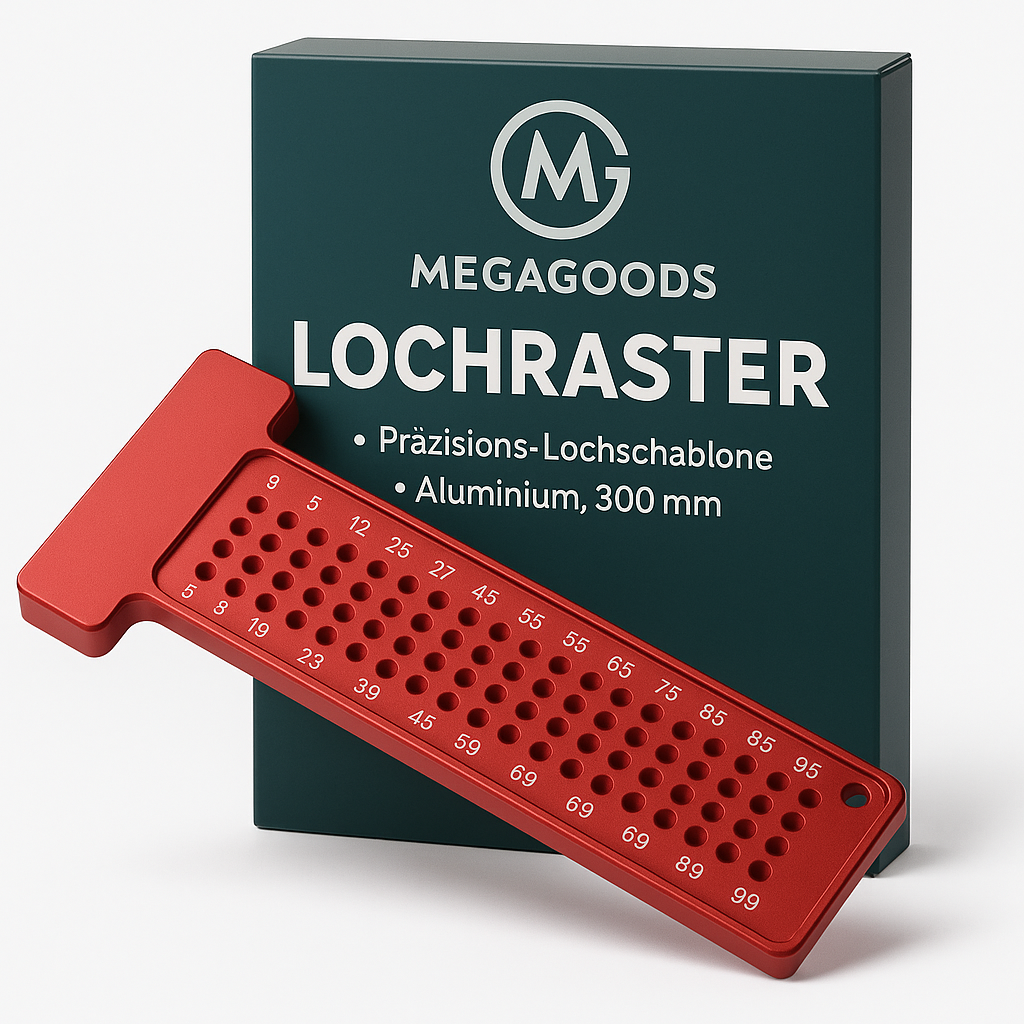 Holzwerkstatt Anreißmaß T-Winkel Lineal Alu 300 mm DE.