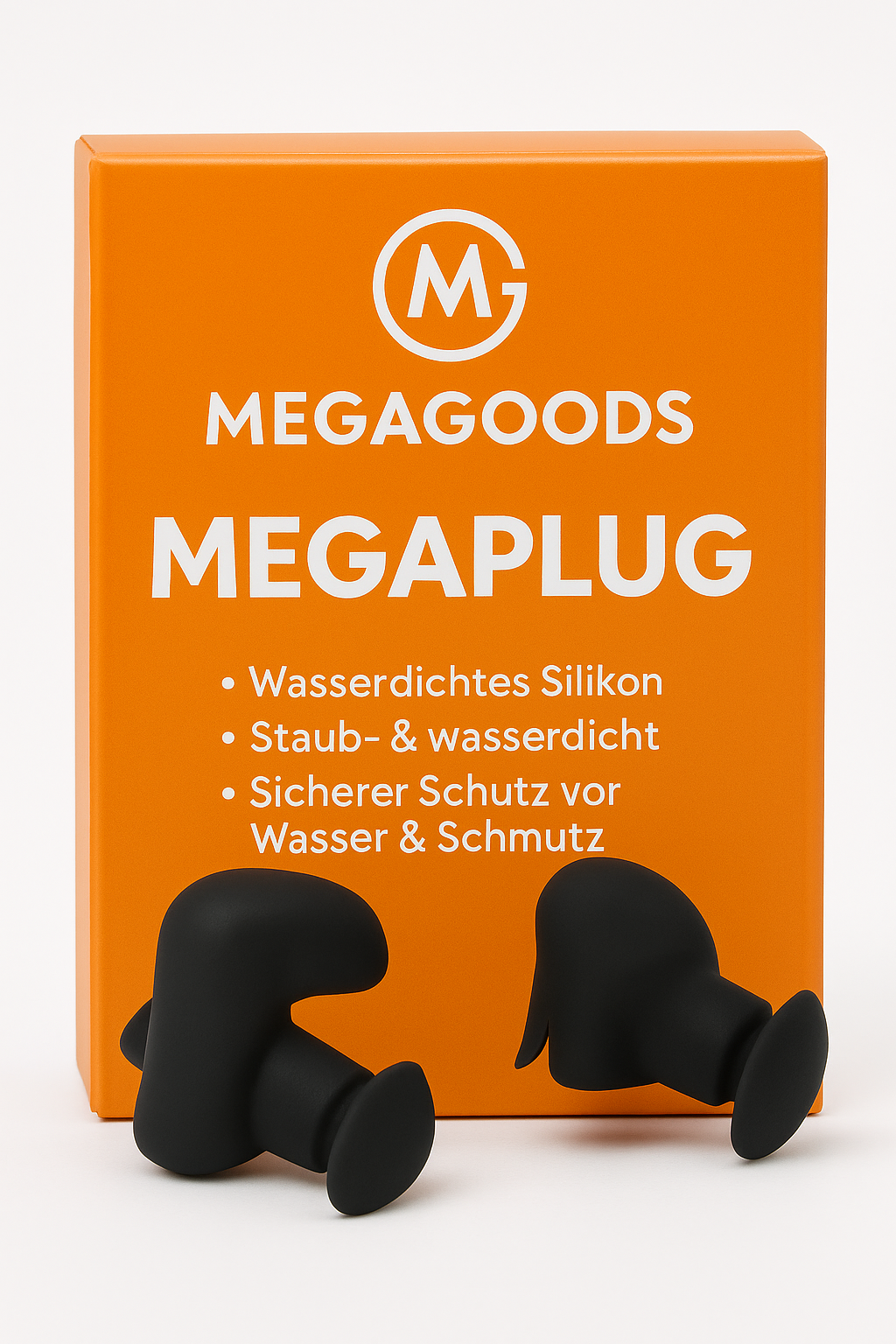 Wasserdichte Silikon-Ohrstöpsel Schwimmstöpsel 1 Paar DE.