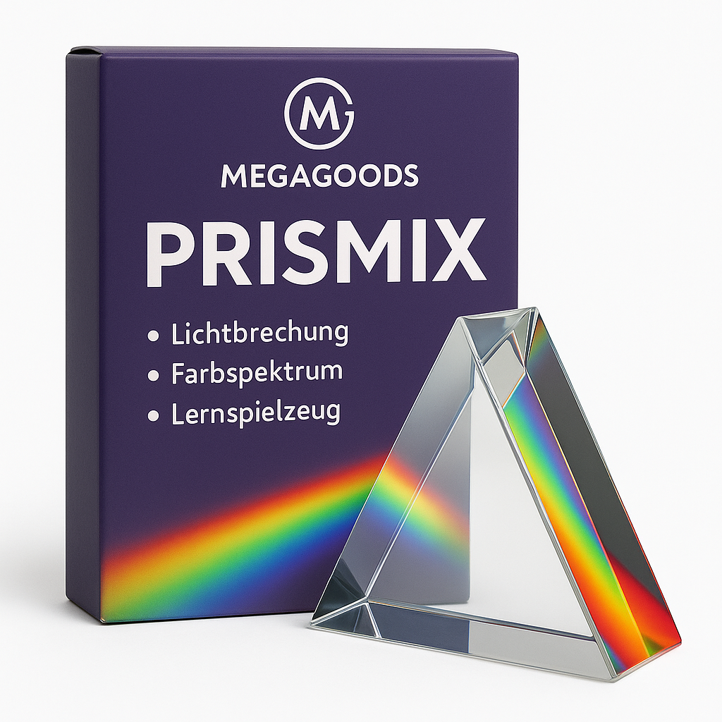 Kinder Prisma Lernspielzeug Lichtbrechung Farbenspektrum DE.
