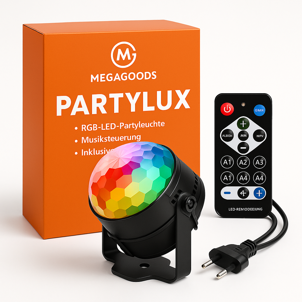 LED Disco Kugel RGB Partylicht Bühnenbeleuchtung Effekt DE.