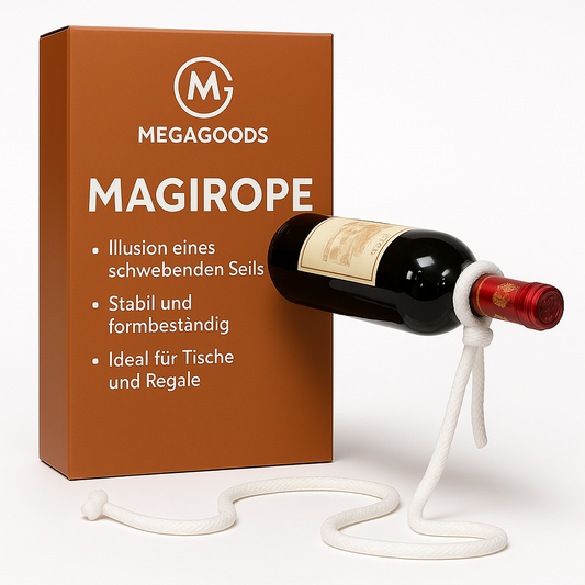 Weinregal Deko Seilflaschenhalter für Tisch Bar Küche DE.
