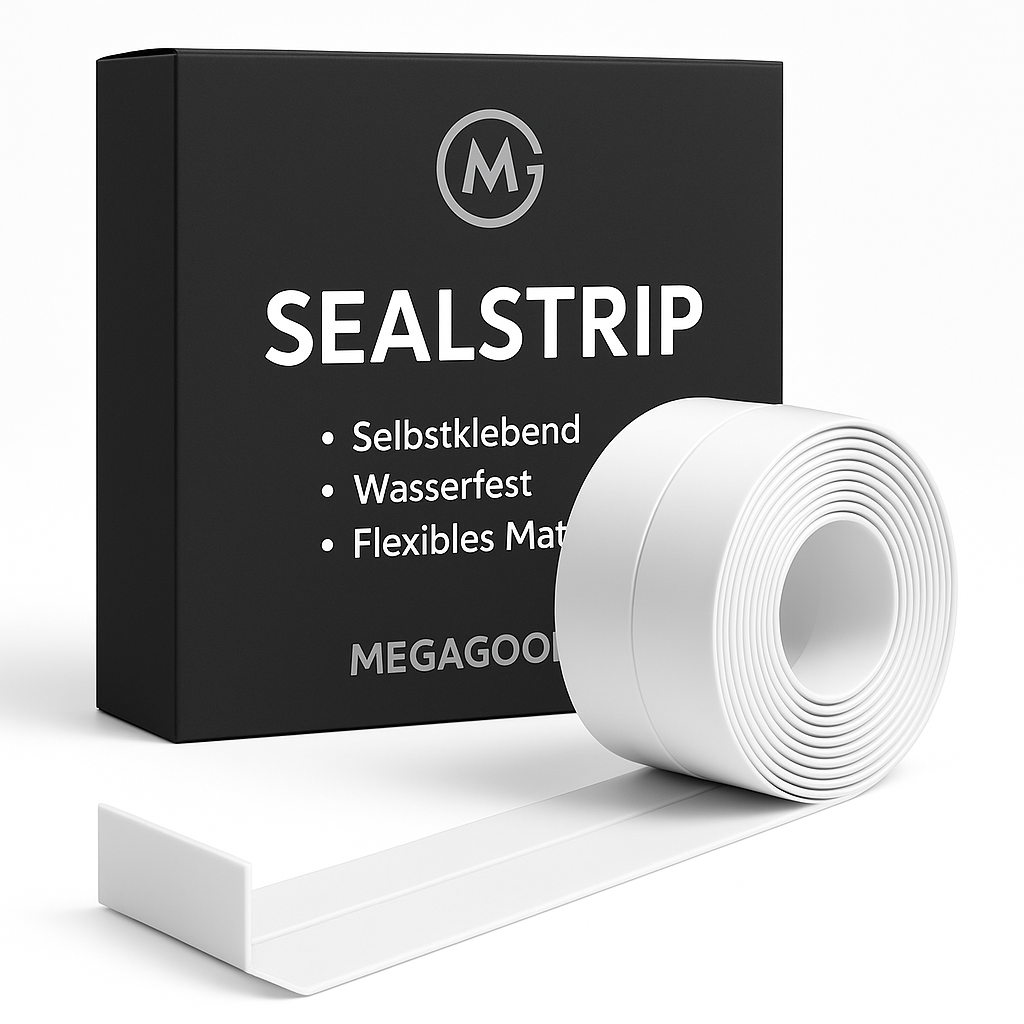 Wasserdichtes PVC Dichtungsband selbstklebend für Bad Küche DE.