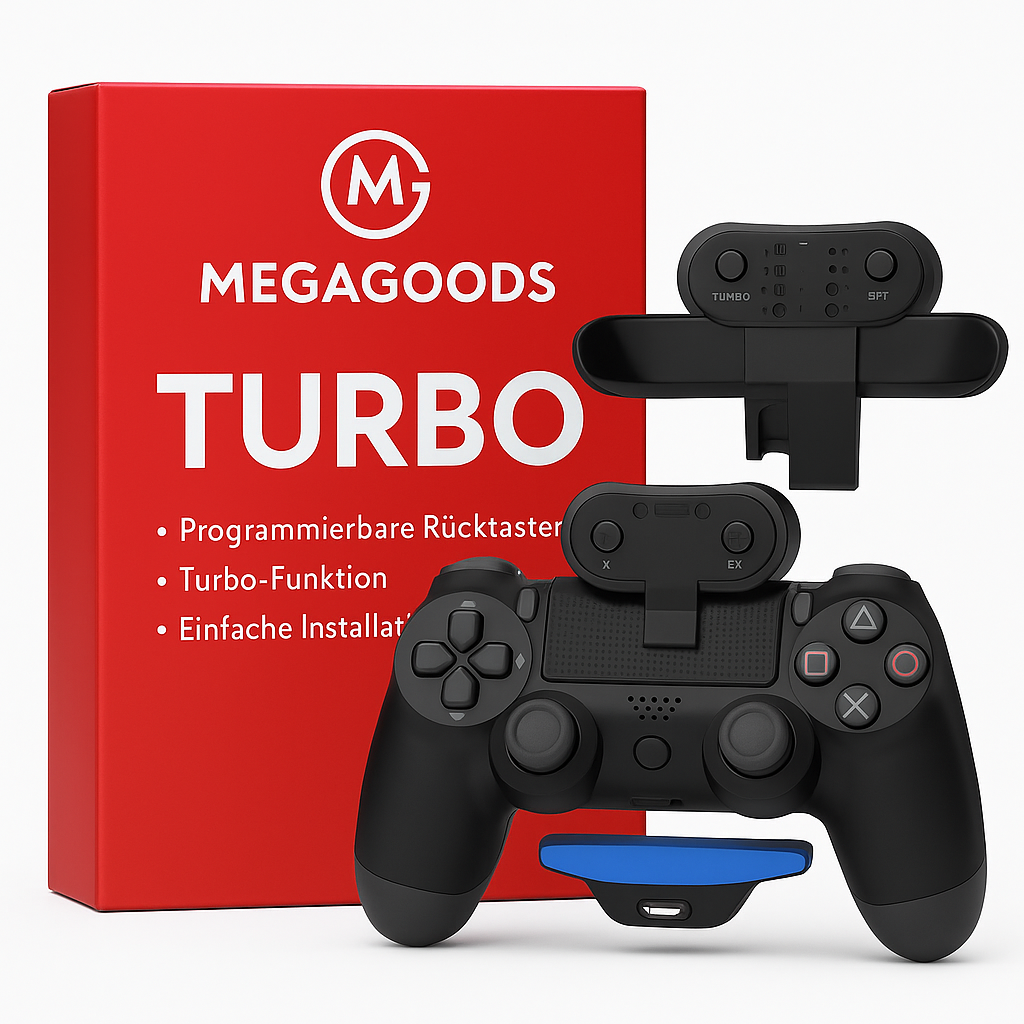 PS4 DualShock Back Button Adapter mit Turbo Funktion DE.