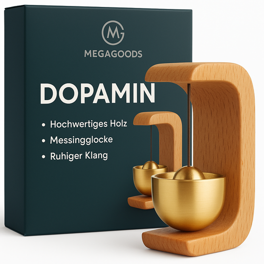Türklingel Windspiel Türglocke Holz Kupfer Klangspiel Dopamin DE.