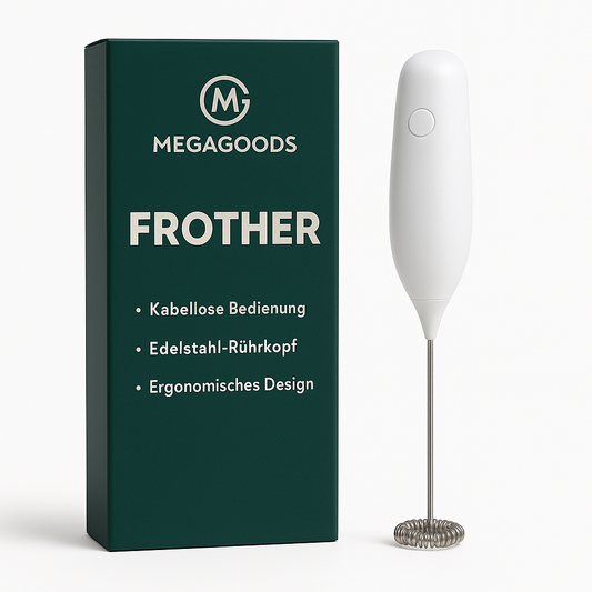 Elektrischer Milchaufschäumer Handmixer Eierbesen Küchenhelfer DE.