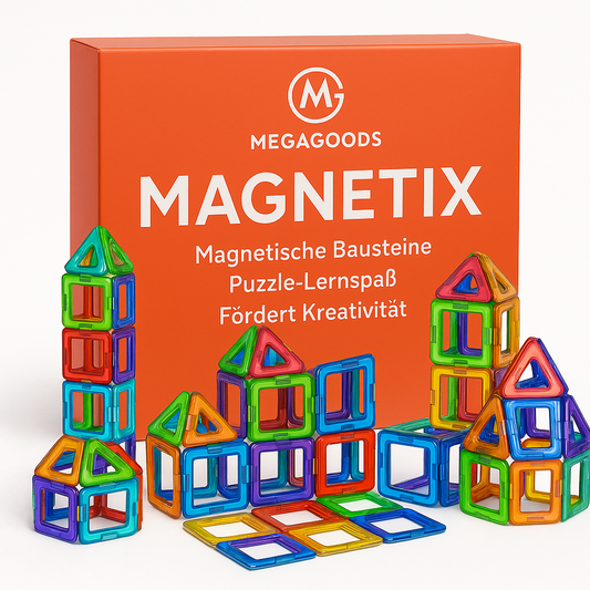 Magnetische Bauklötze Kinder Spielzeug Set Puzzle Lernspaß DE.