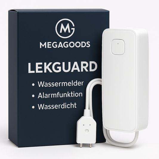 Tuya Smart WLAN Wassermelder Sensor mit Alarmfunktion, wasserfest DE.