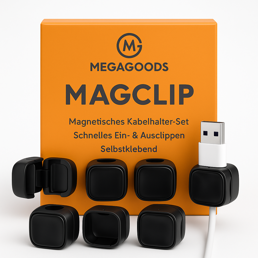 Magnetische Kabelhalterung Set Kabelmanagement Schreibtisch DE.