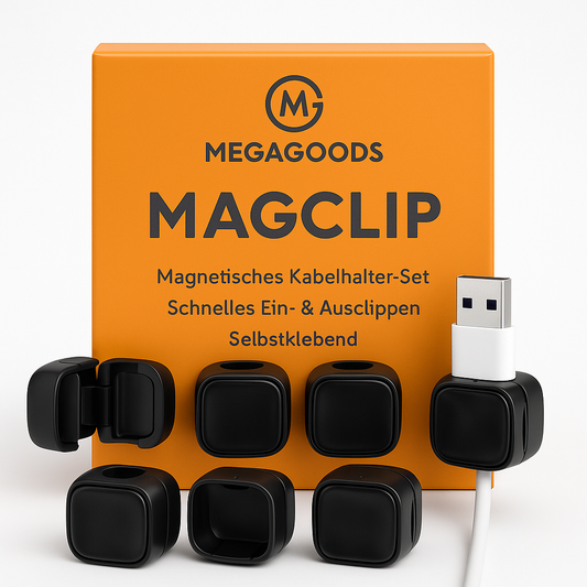 Magnetische Kabelhalterung Set Kabelmanagement Schreibtisch DE.