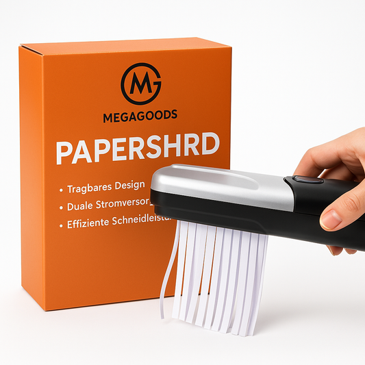 Tragbarer Aktenvernichter USB/Batterie 2L Mini Papier Cutter Büro DE.