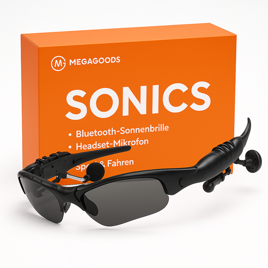 Bluetooth-Sonnenbrillen mit Headset Mikrofon Sport & Fahren DE.