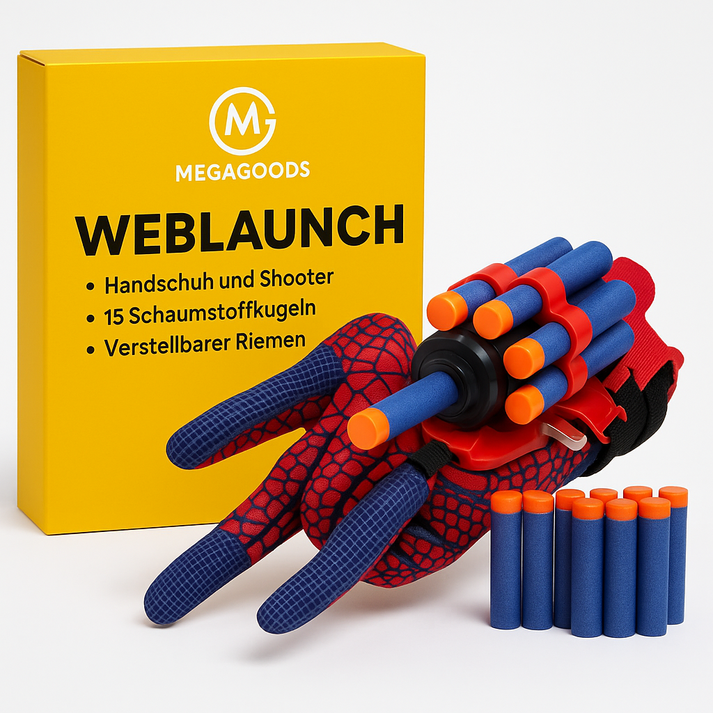 Spider Blaser Spinnennetz Handgelenk Shooter Zielhandschuh DE.