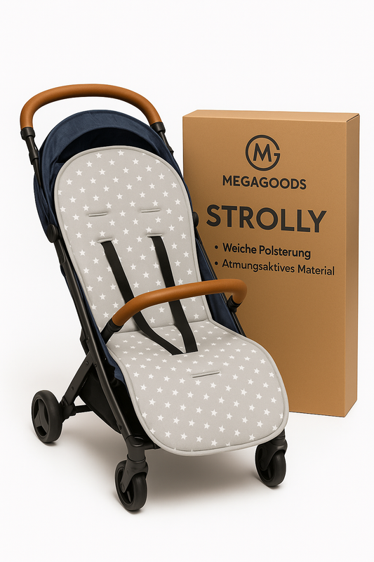 Sitzauflage Kinderwagen weich Baby Hochstuhl Polster groß DE.