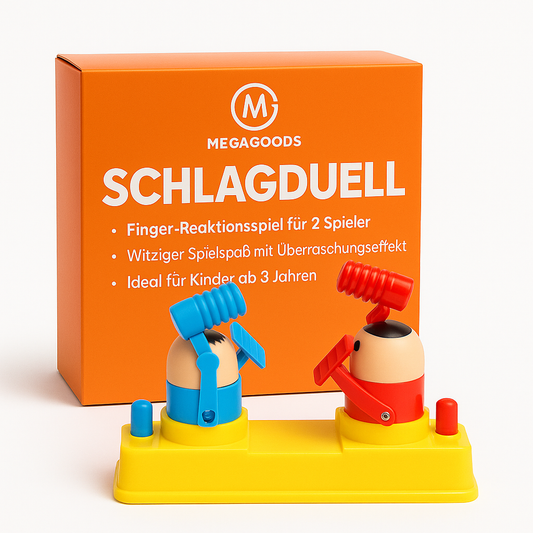 Mini Kinder-Klopfspiel Arcade rot blau Eltern-Kind Spiel DE.