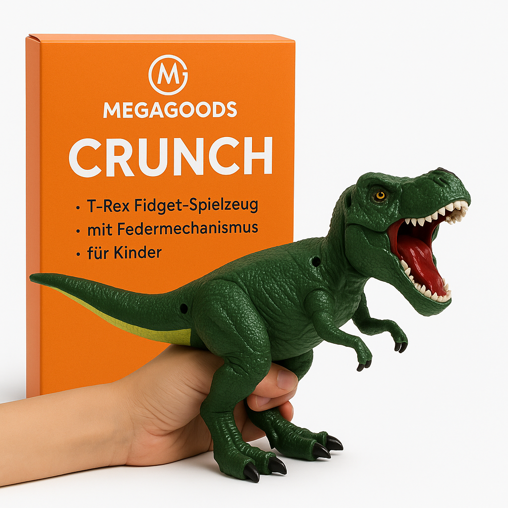 T-Rex Dino Fidget Spielzeug mit Federmechanismus für Kinder DE.
