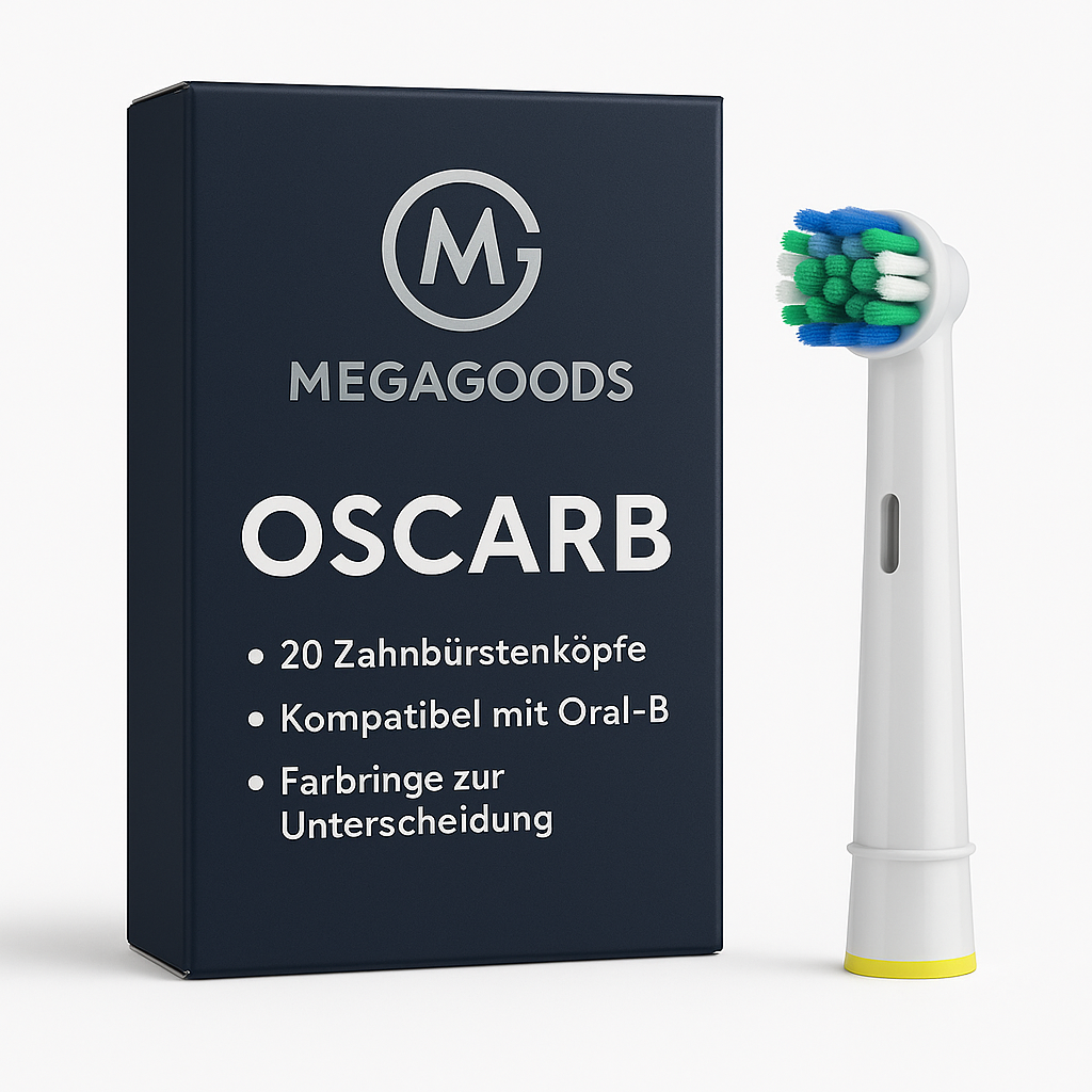 20er Set Ersatz-Zahnbürstenköpfe kompatibel mit Oral-B Braun DE.
