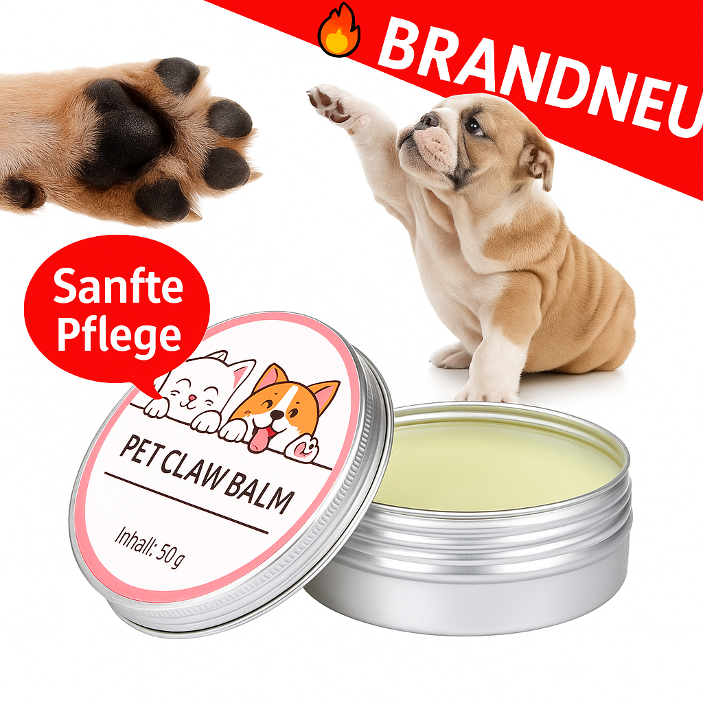 Pfotenbalsam Katze Hund 50g Pfotenschutz Creme Nasenpflege Rissige Ballen Pflege