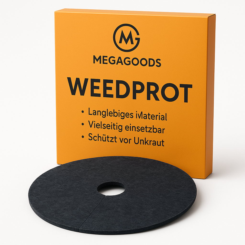 12er Set Unkrautvlies Baumscheiben Ø 30 cm Schutzmatte DE.