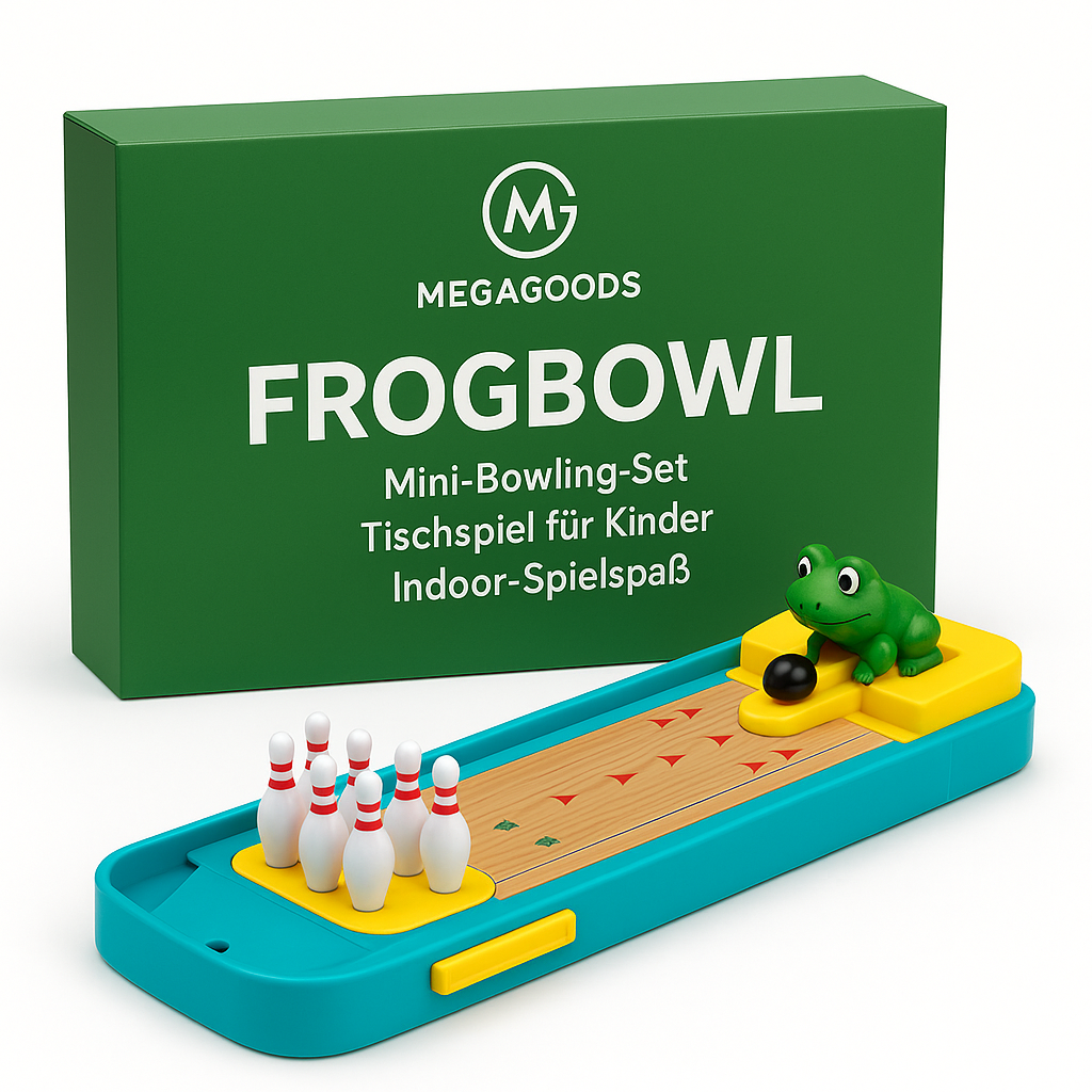 Mini-Bowling Set Tischspiel Kinder Erwachsene Indoor Spaß DE.