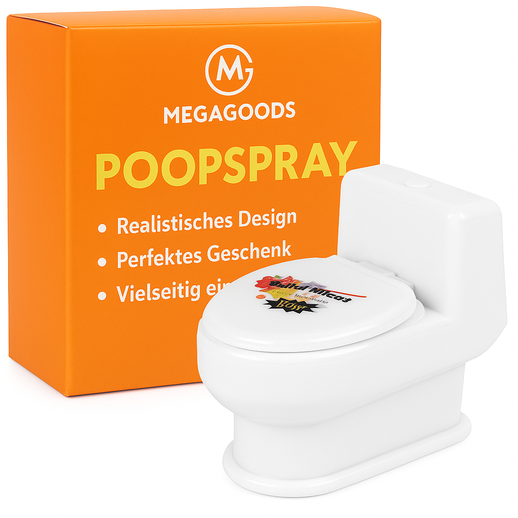 Poop Spray Scherzspielzeug Mini-WC Sprühpistole Gag DE.