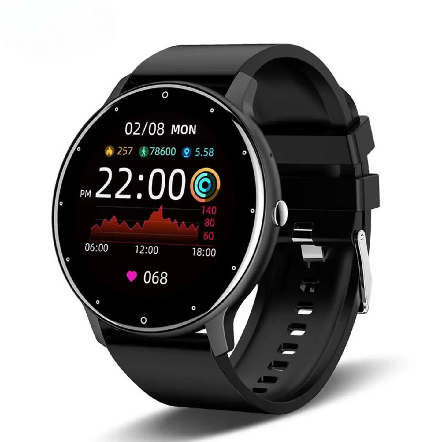 VitalPulse™ Watch Smartwatch Fitnessuhr mit Puls Blutdruck Schlaftracker