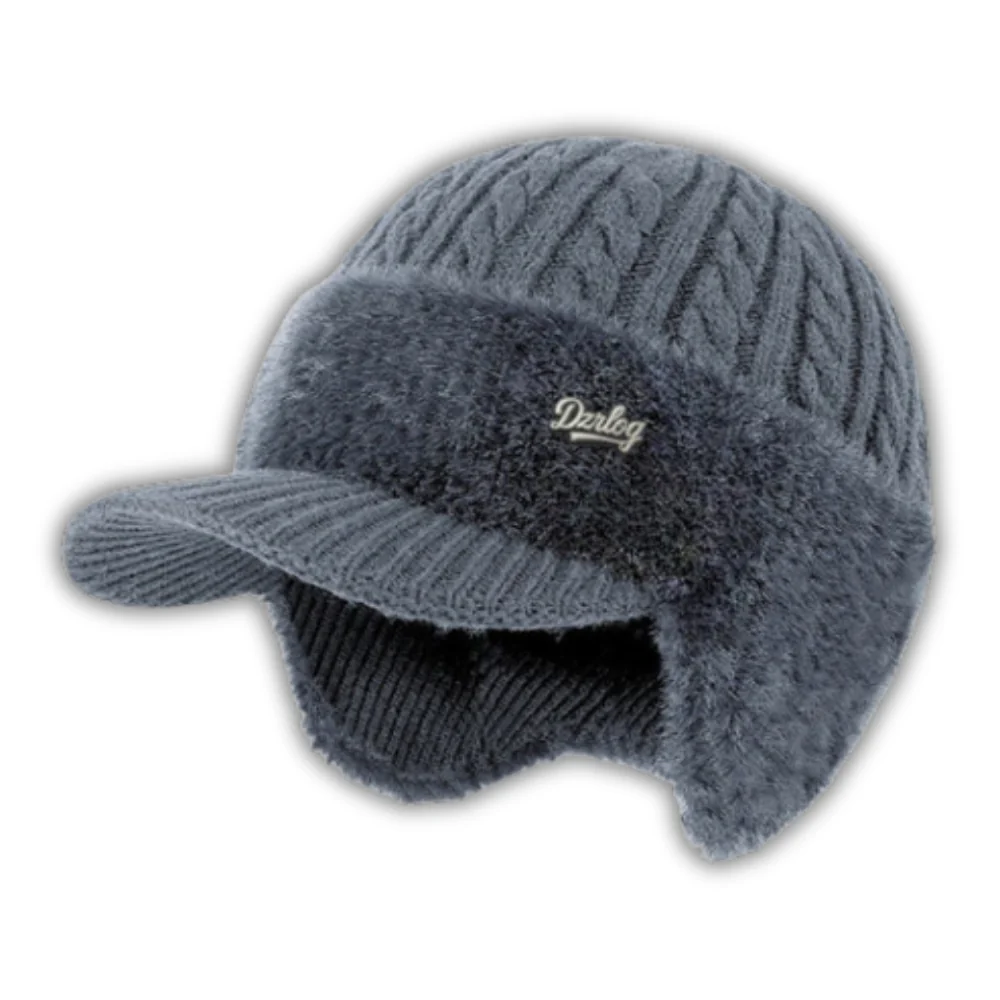 PolarHeat™ Wintermütze mit Ohrenklappen - All-in-One-Mütze für Komfort & Wärme!