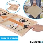 SLINGPUXX Sling Puck Spiel Tischfußball Gewinnerspiele Faltbar Hockey Brettspiel