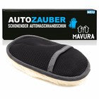 AUTOZAUBER Auto Waschhandschuh Mikrofaser Radhandschuh Autowaschhands<wbr/>chuh