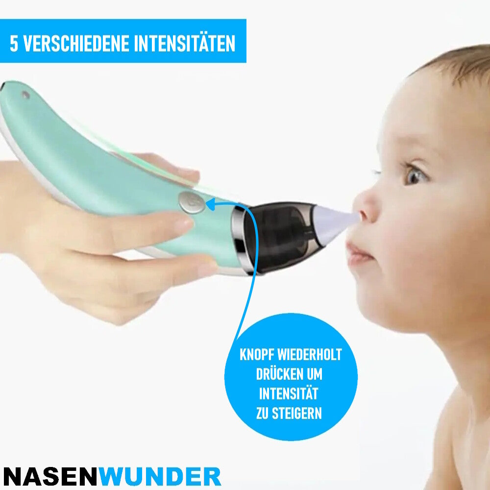 NASENWUNDER Nasensauger Nasensekretsauger Elektrischer Baby Nasen Schleim Sauger