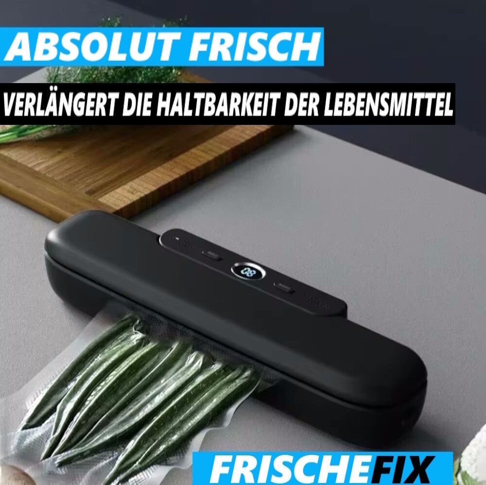 FRISCHEFIX Vakuumiergerät Vakuumierer Folienschweißgerät 2 Modi Vakuummaschine