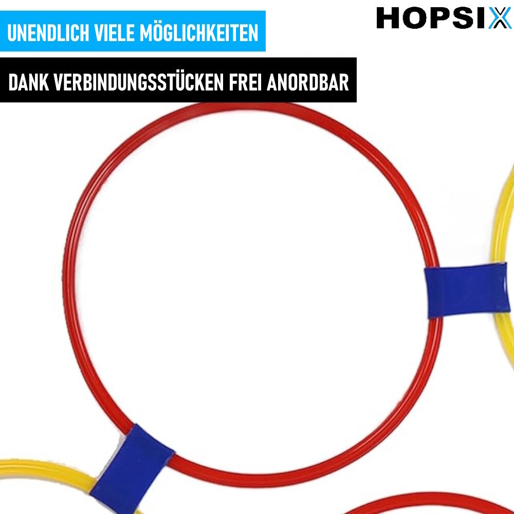 HOPSIX Springreifen Hüpfreifen Bewegungsspiel Koordinationstraining Spielzeug