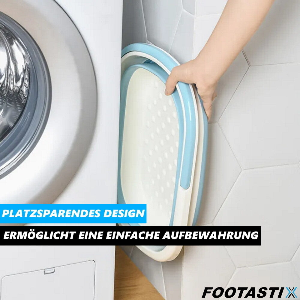 FOOTASTIX Fußmassagebad Fußwanne Fussbad Fußbadewanne Fußmassageschale faltbar