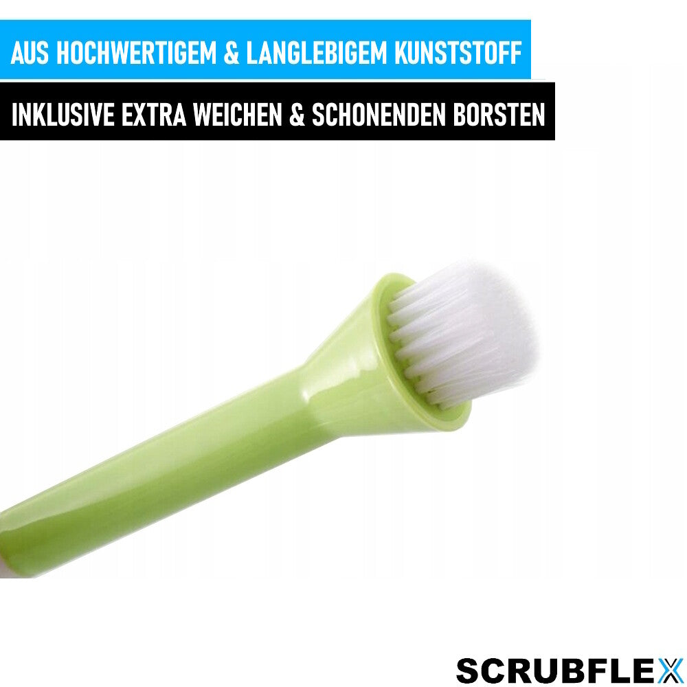 SCRUBFLEX Wasserhahnverlängerung mit Bürste Effiziente Reinigung Aufsatz