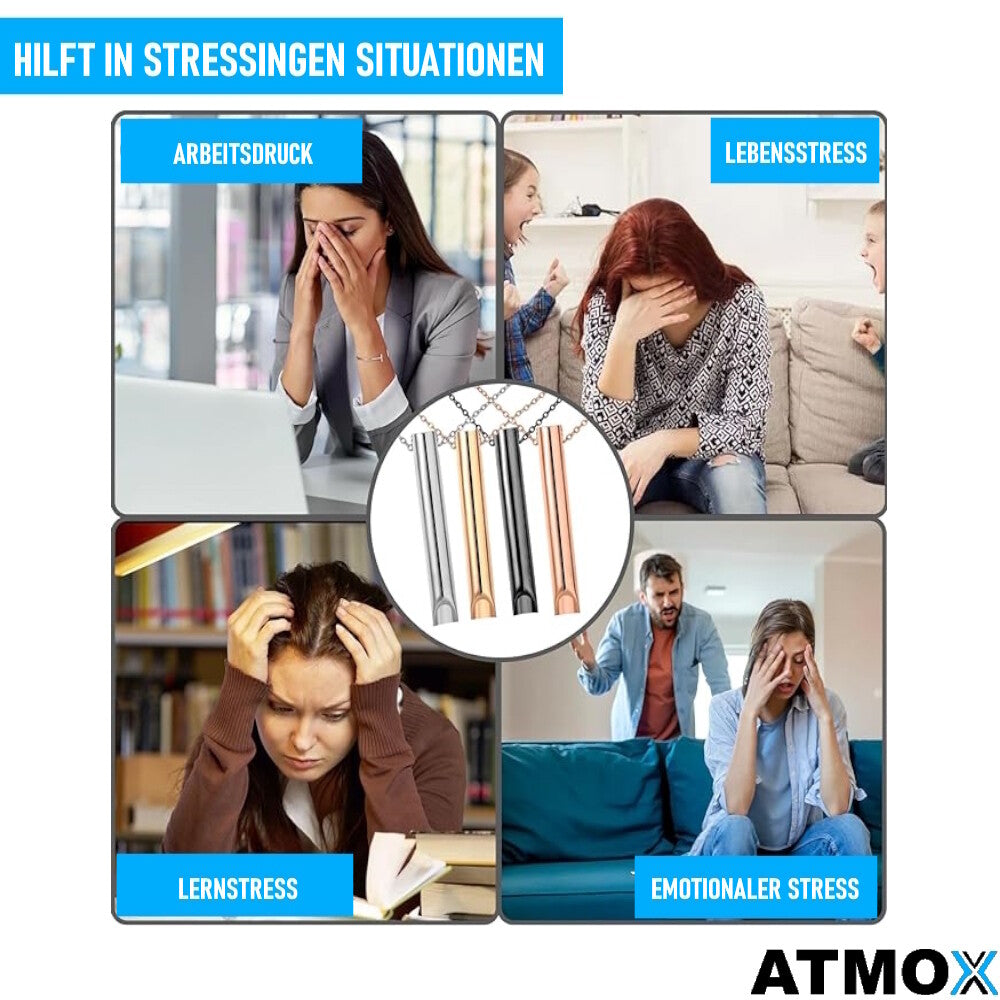 ATMOX Atemkette Beruhigungsanhänger Atemhalskette Rauchenentwöhnung Entspannung