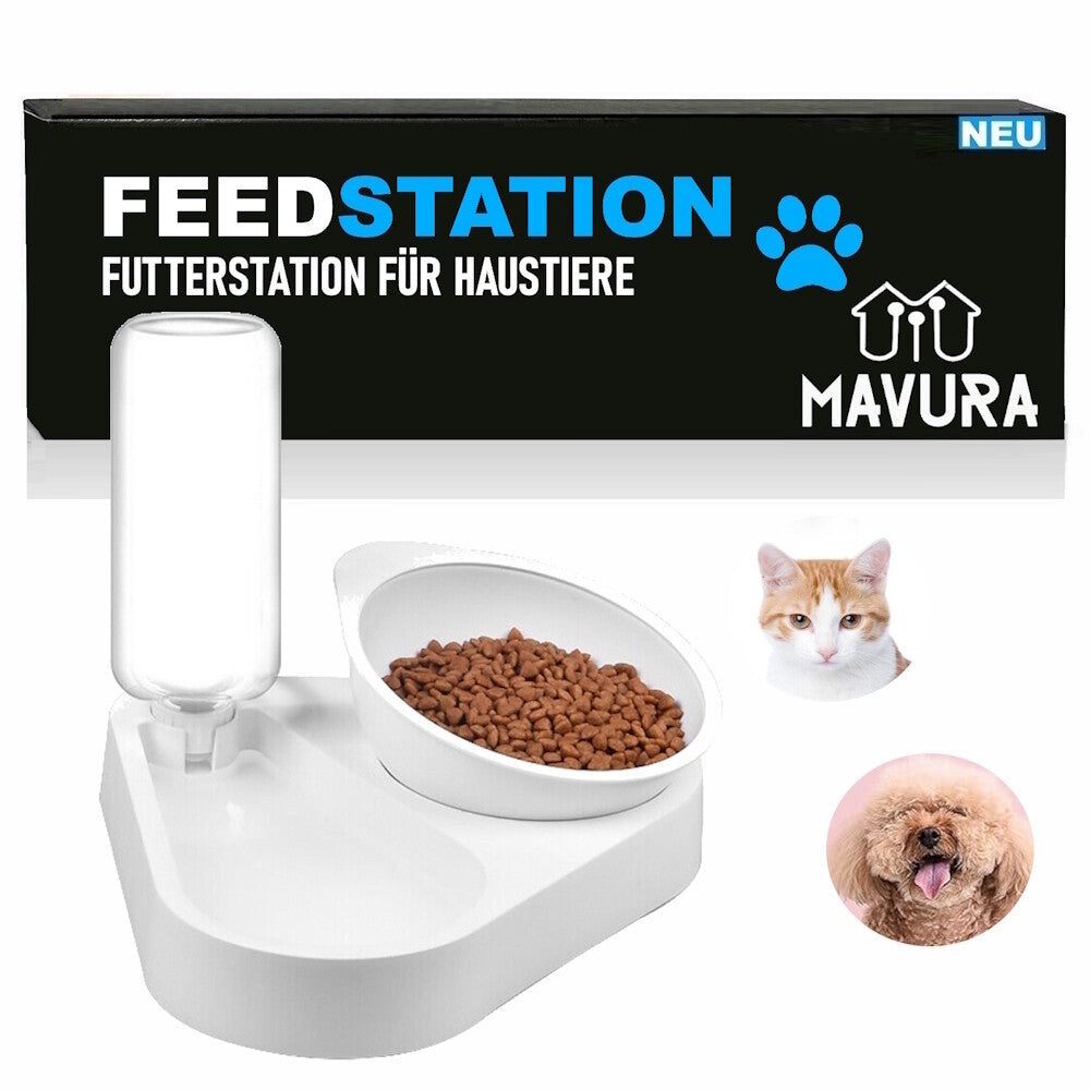 FEEDSTATION Futterstation Futternapf Futterautomat Futterspender Fressnapf