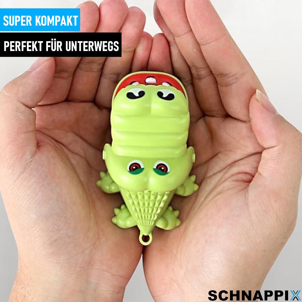 SCHNAPPIX Krokodil Schnapp Spiel Zähne Zahnarzt Spielzeug Action