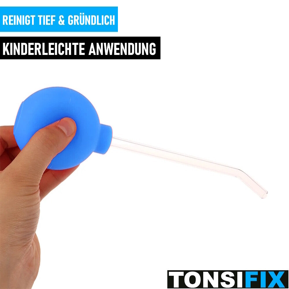 TONSIFIX Tonsillensteinentferner Mandelstein Entferner Mandelsauger Schröpfglas