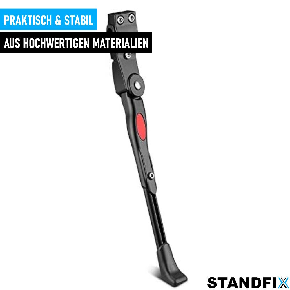 STANDFIX Fahrradständer Seitenständer Fahrrad Hinterbau-Ständer Verstellbar