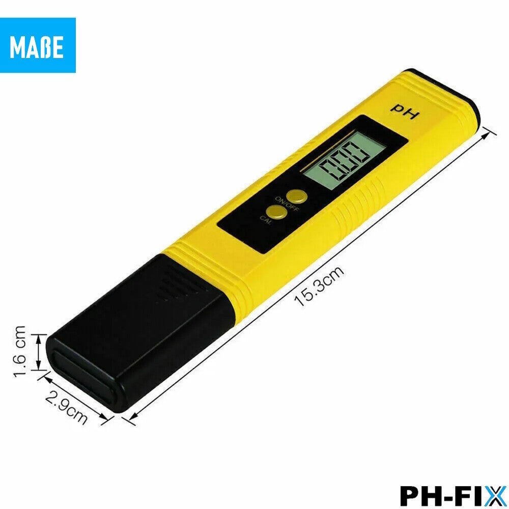 PH-FIX Digital Messgerät PH Tester Wert Messer Wasser Aquarium Pool Chlor Prüfer