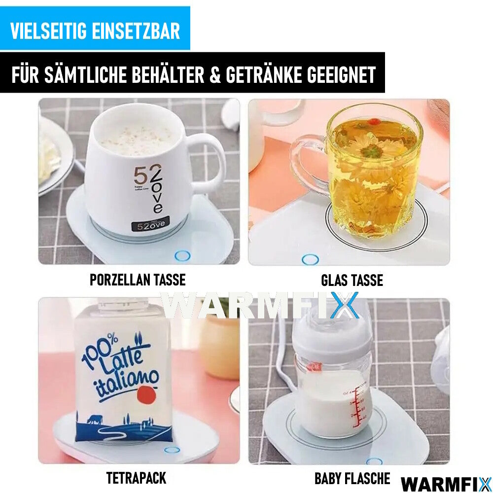 WARMFIX Elektrischer Tassenwärmer Getränkewärmer Tassenwärmer für Kaffee Milch